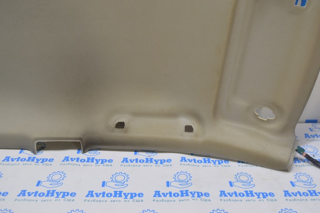 Обшивка потолка Toyota Camry v50 12-14 usa\euro без люка серый (03) под чистку плафон в центре — фото 2