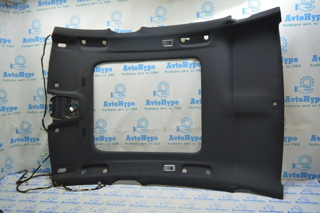 Обшивка потолка Volvo S90 16- под панораму черная (01)
