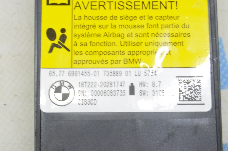 Occupant Sensor BMW X5 G05 19-24 (01) — фото 3