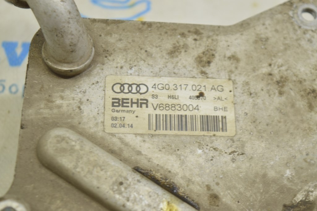 Охладитель масляный АКПП Audi A6 C7 12-14 2.0 FWD (01) c трубкой — фото 4