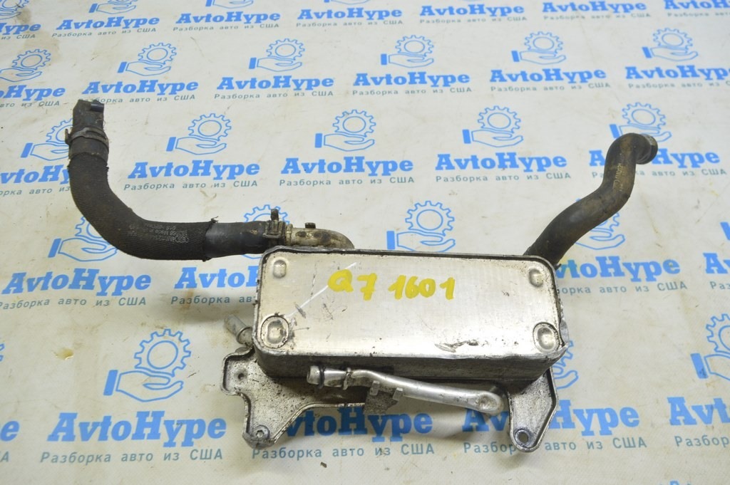 Охладитель масляный АКПП Audi Q7 4M 15- 2.0T (01) прижата трубка