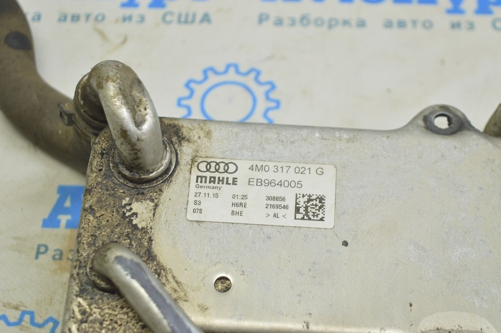 Охладитель масляный АКПП Audi Q7 4M 15- 2.0T (01) прижата трубка — фото 4