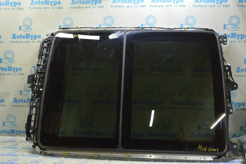 Панорама в сборе Toyota Highlander 20- серая шторка (01)