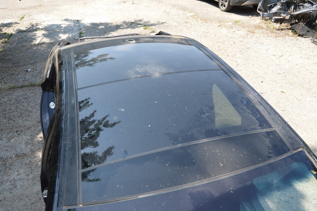 Панорама в сборе задняя часть (без передней) Hyundai Sonata 11-15 серая шторка (02)