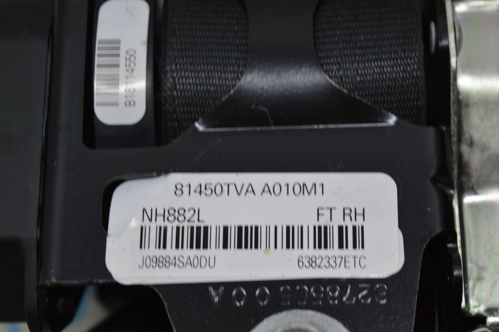 Пассажирский ремень безопасности Honda Accord 18- черн (02) — фото 3