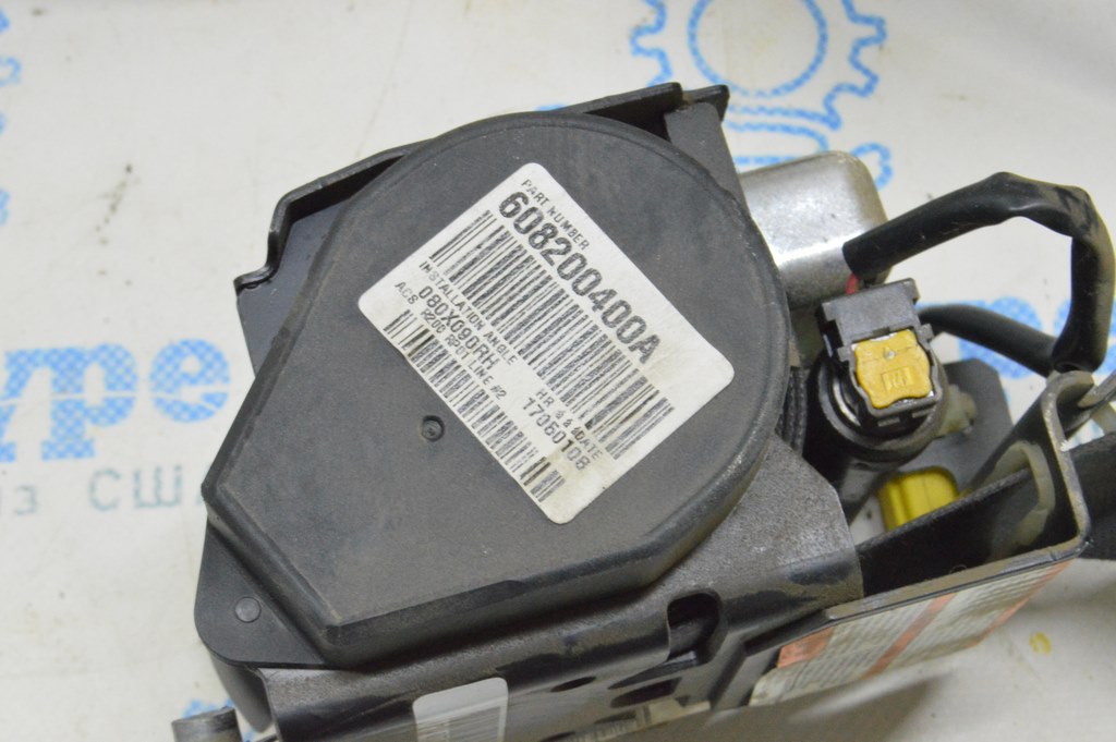 Пассажирский ремень безопасности Honda CRV 07-09 черн — фото 4