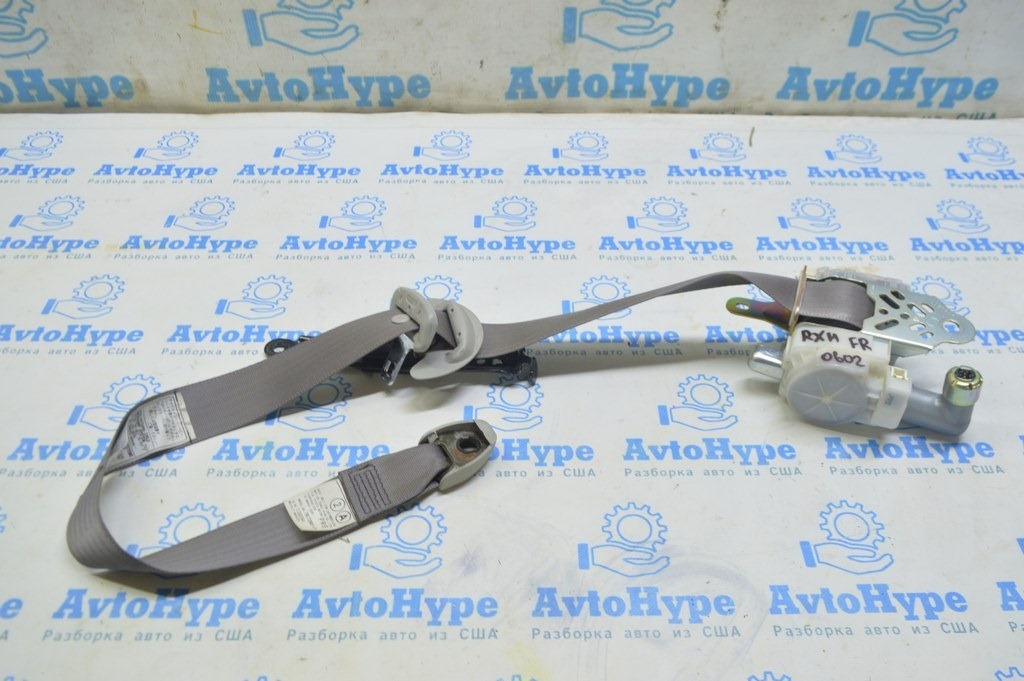 Пассажирский ремень безопасности Lexus RX300 RX330 RX350 RX400h 04-09 серый