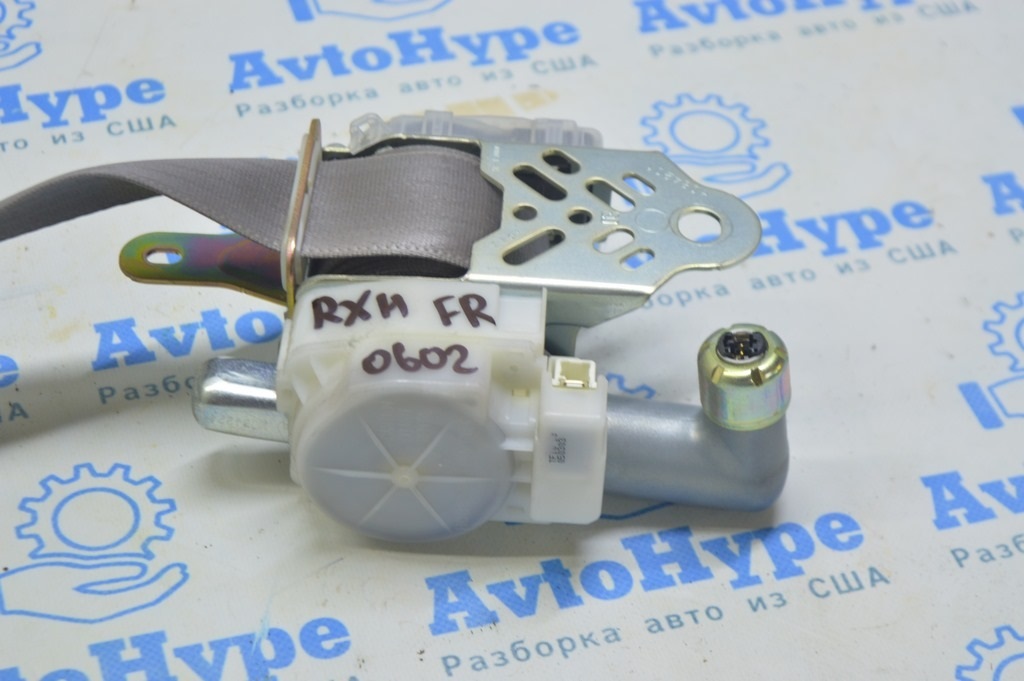 Пассажирский ремень безопасности Lexus RX300 RX330 RX350 RX400h 04-09 серый — фото 2