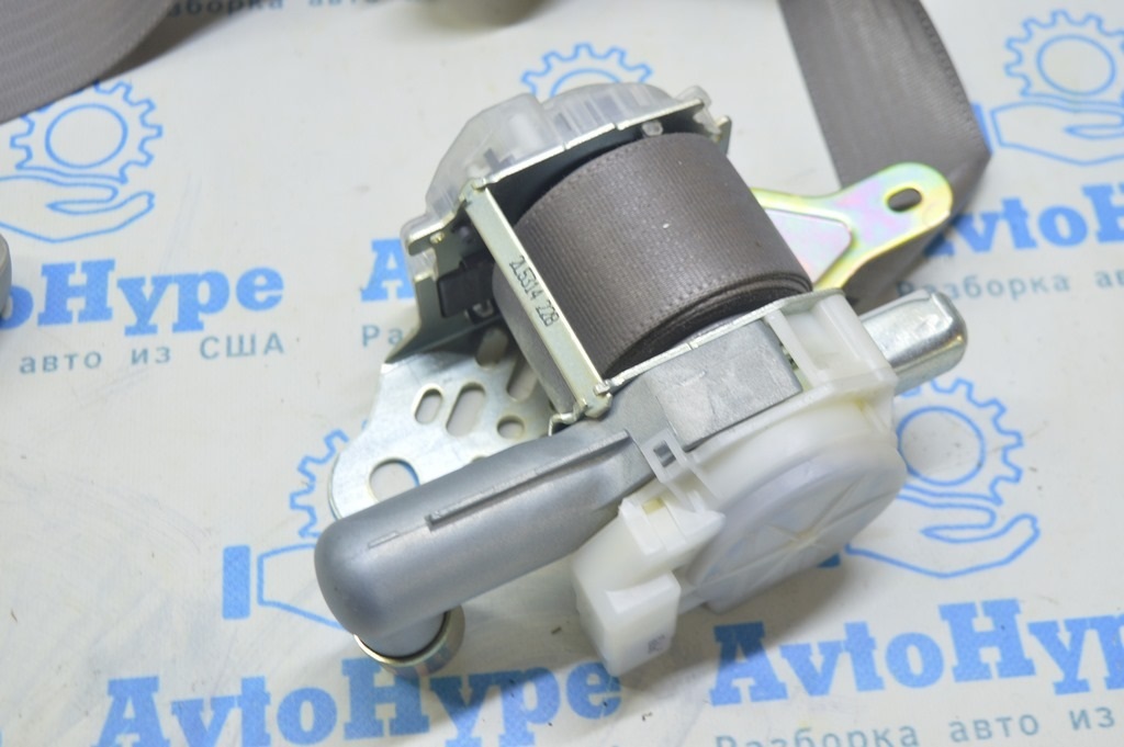Пассажирский ремень безопасности Lexus RX300 RX330 RX350 RX400h 04-09 серый — фото 4
