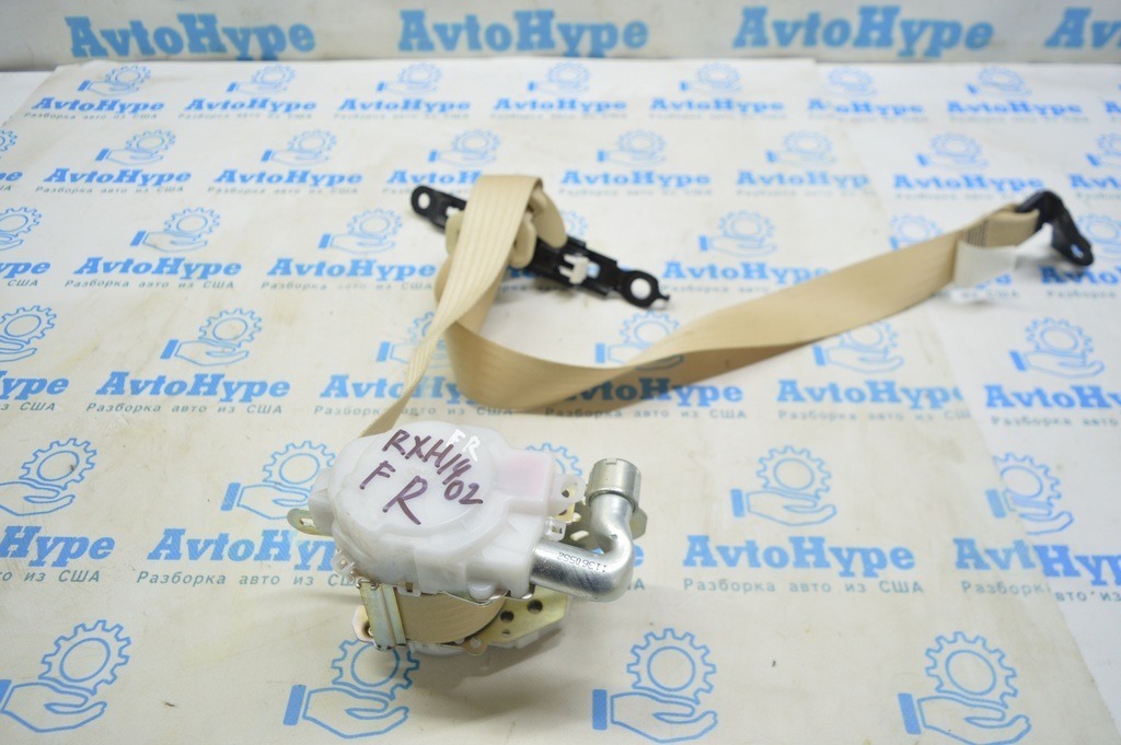 Пассажирский ремень безопасности Lexus RX350 RX450h 10-15 беж (02)