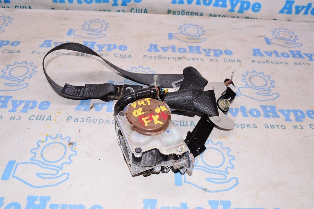 Пассажирский ремень безопасности Subaru Outback 15-19 черн (02) топляк