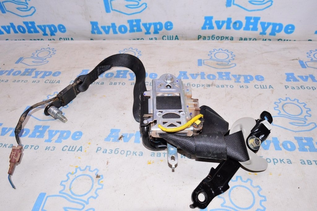 Пассажирский ремень безопасности Subaru Outback 15-19 черн (02) топляк — фото 3