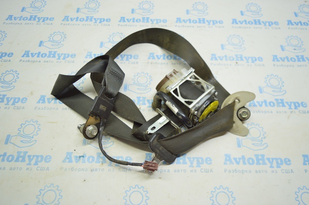 Пассажирский ремень безопасности Subaru Outback 15-19 черн, стрельнувший (04)