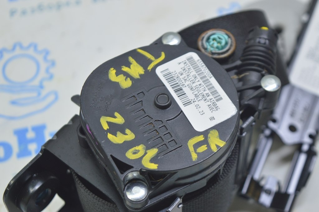 Пассажирский ремень безопасности Tesla Model 3 18- с натяжителем чёрн (02) — фото 2