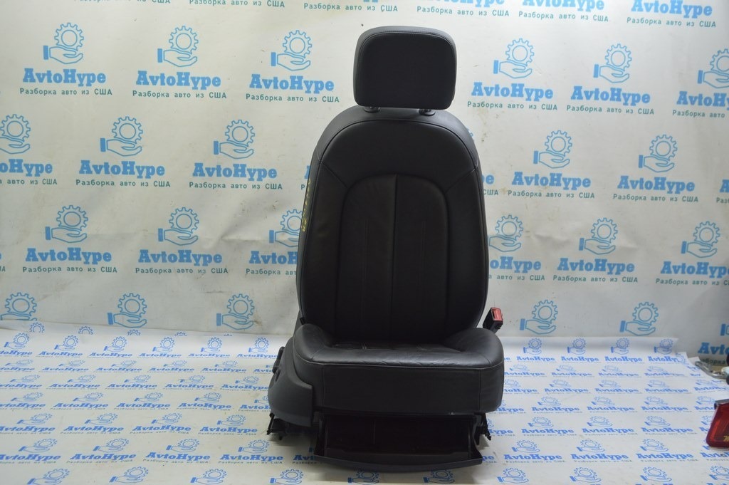 Пассажирское сидение Audi A6 C7 12-18 c airbag, кожа черн, без вентиляции, электро (01)