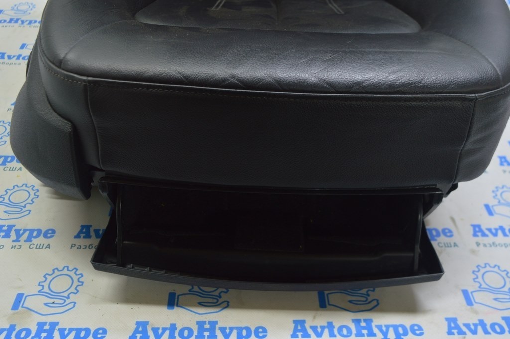 Пассажирское сидение Audi A6 C7 12-18 c airbag, кожа черн, без вентиляции, электро (01) — фото 2