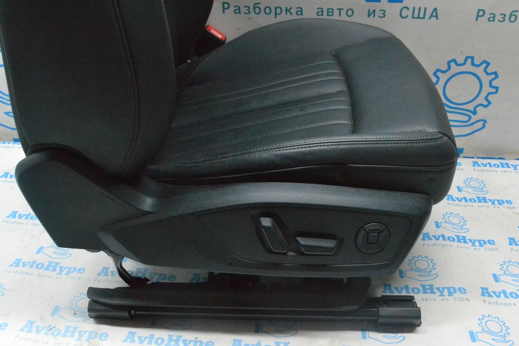 Пассажирское сидение Audi A7 C8 19-25 кожа черная (01) — фото 3