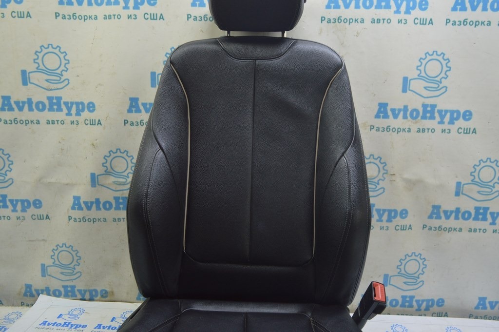 Пассажирское сидение BMW 3 F30 12-18 без airbag, электро, кожа черн, Sport (02) — фото 3