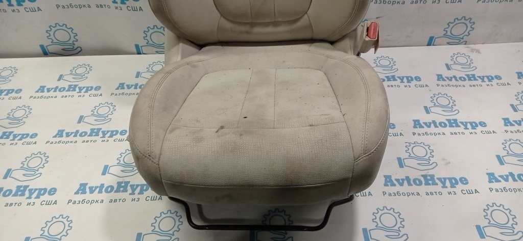 Пассажирское сидение Chrysler 200 15-17 Тряпка серая без airbag — фото 3