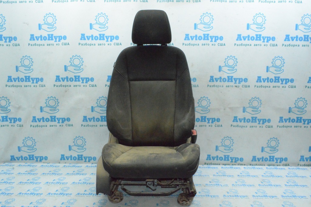 Пассажирское сидение Ford Focus mk3 11-14 черн тряпка (07) топляк — фото 2