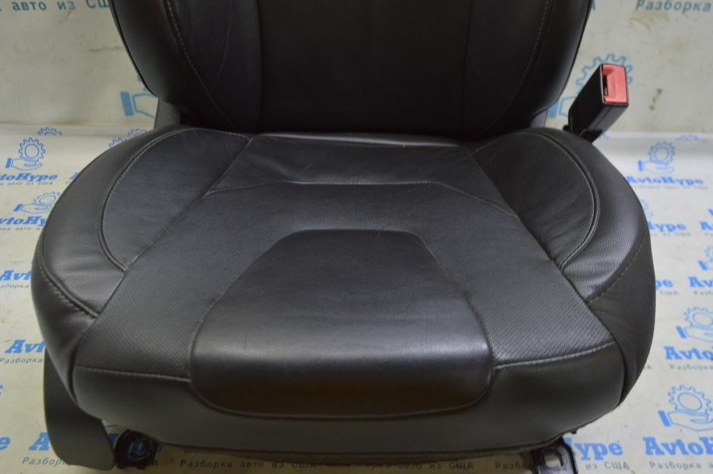 Пассажирское сидение Ford Fusion mk5 13-16 кожа черная titanium (06) — фото 2