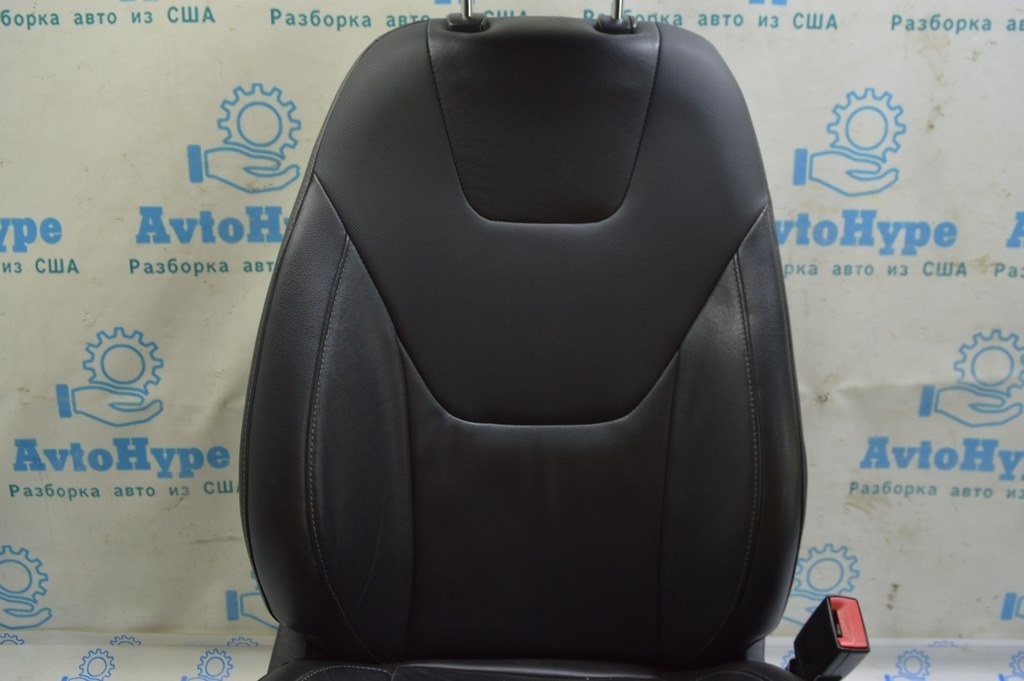 Пассажирское сидение Ford Fusion mk5 13-16 кожа черная titanium (06) — фото 3