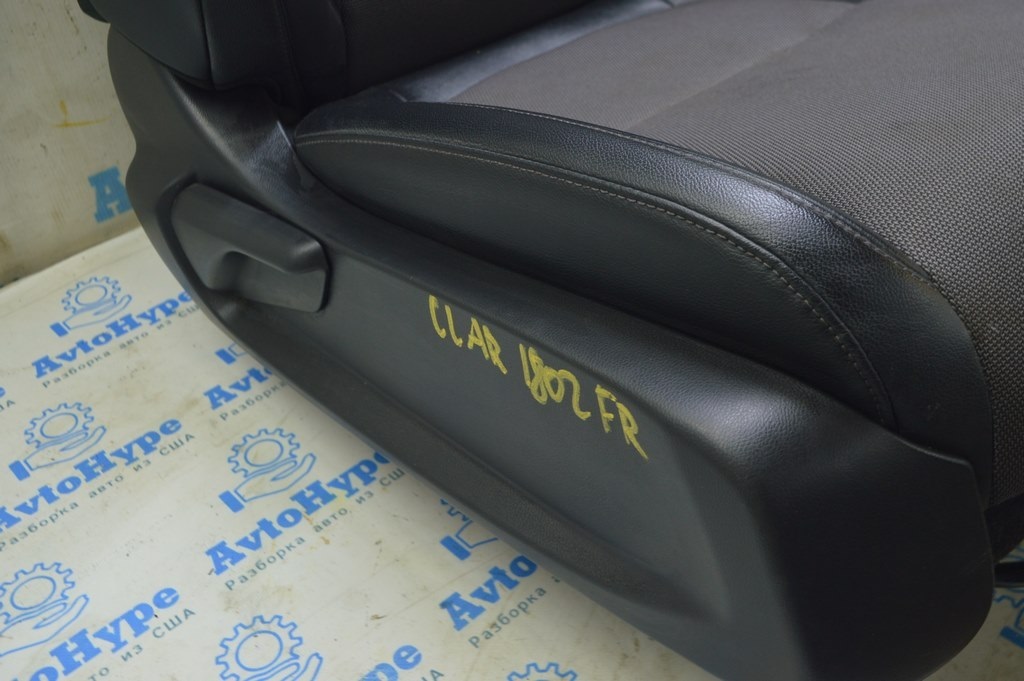 Пассажирское сидение Honda Clarity 18-21 usa черн механическ, тряпка+кожа комб (02) — фото 4