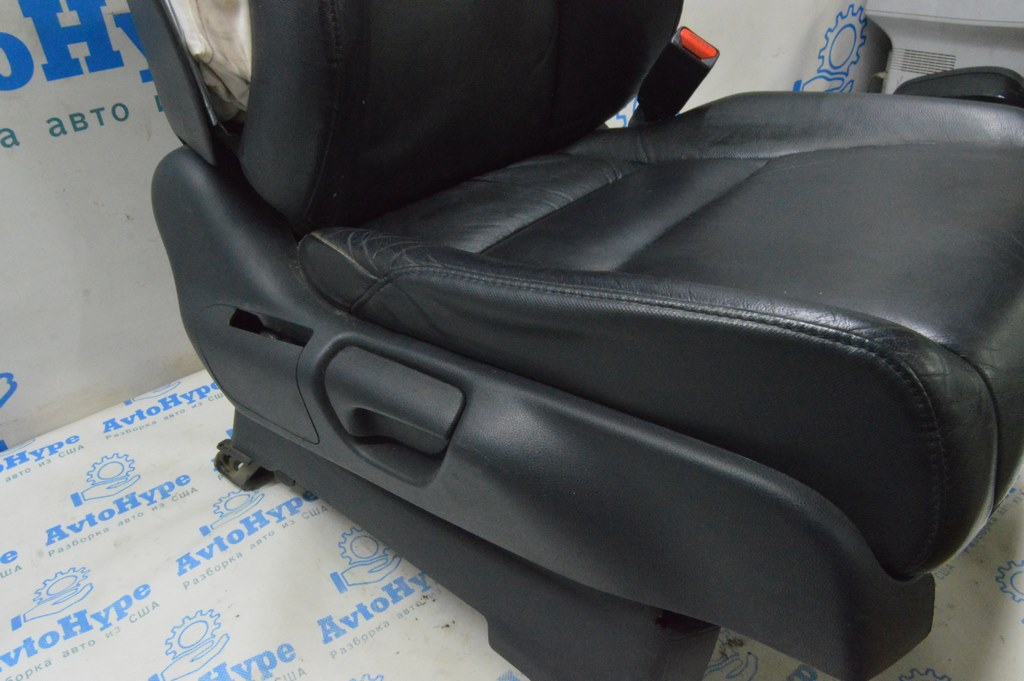 Пассажирское сидение Honda CRV 07-09 кожа черн, подогрев, механическое (01) стрельнувшее — фото 4