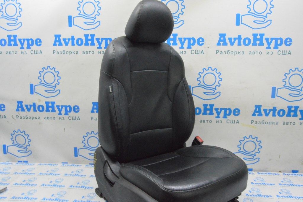 Пассажирское сидение Hyundai Sonata 11-15 без airbag, механич, кожа черн, подогрев (02)