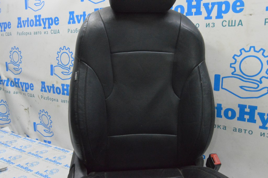 Пассажирское сидение Hyundai Sonata 11-15 без airbag, механич, кожа черн, подогрев (02) — фото 2