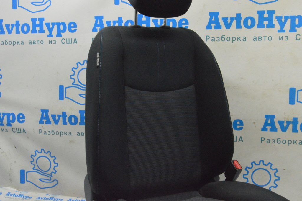 Пассажирское сидение Nissan Leaf 18- без airbag, механич, тряпка черная (02) — фото 2