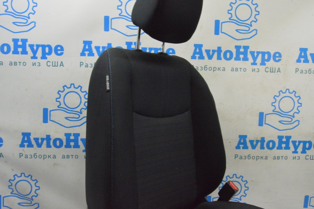 Пассажирское сидение Nissan Leaf 18- без airbag, механич, тряпка черная (02) — фото 4