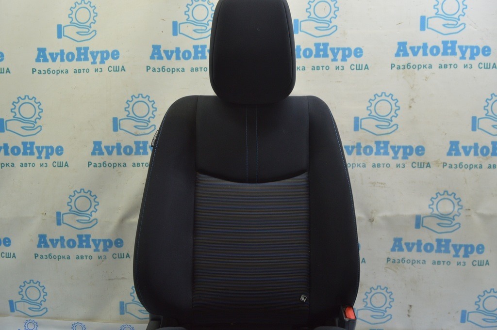 Пассажирское сидение Nissan Leaf 18- без airbag, механич, тряпка черная — фото 3
