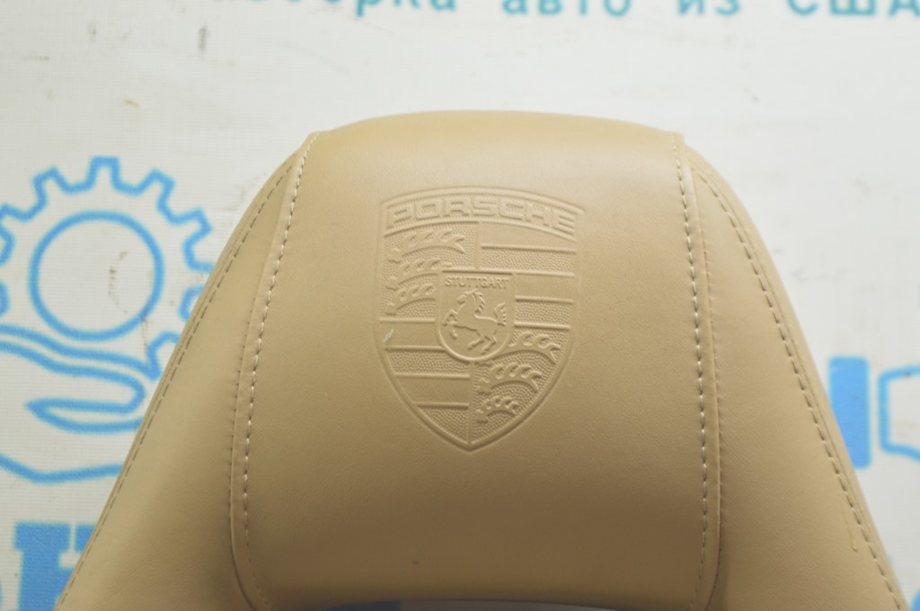 Пассажирское сидение Porsche Panamera 10-16 электро,подогрев,вентиляция,память, кожа беж (01) — фото 4