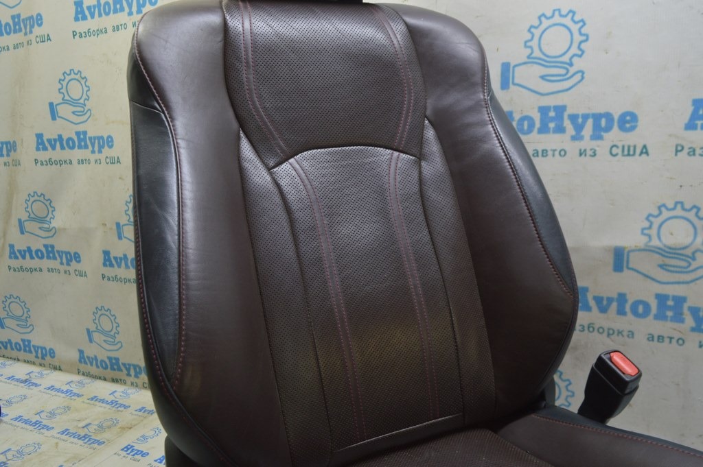Пассажирское сидение (прав) Lexus RX350 RX450h 16-22 без airbag,кожа коричн,электро, вент (02) — фото 3