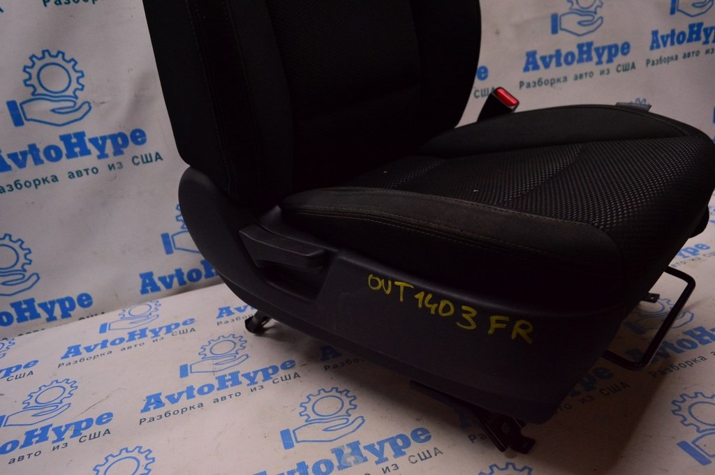 Пассажирское сидение Subaru Outback 15-19 без airbag, механич, тряпка черн (03) — фото 2