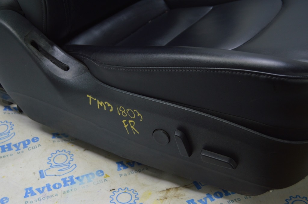 Пассажирское сидение Tesla Model 3 18- кожа чёрная, с airbag, электро, с натяжителем (03) — фото 4