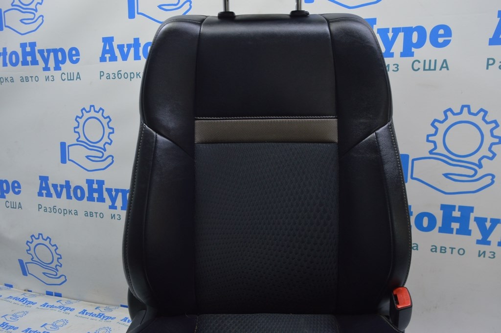 Пассажирское сидение Toyota Camry v50 12-14 usa без airbag, SE, механич, комбин черн (03) деф — фото 3