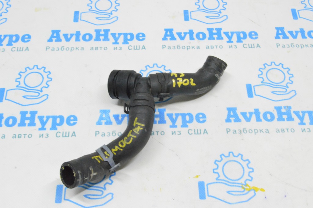 Патрубок охлаждения на термостат Audi A3 8V 15-20 1.8T, 2.0T (02) в сборе как на фото