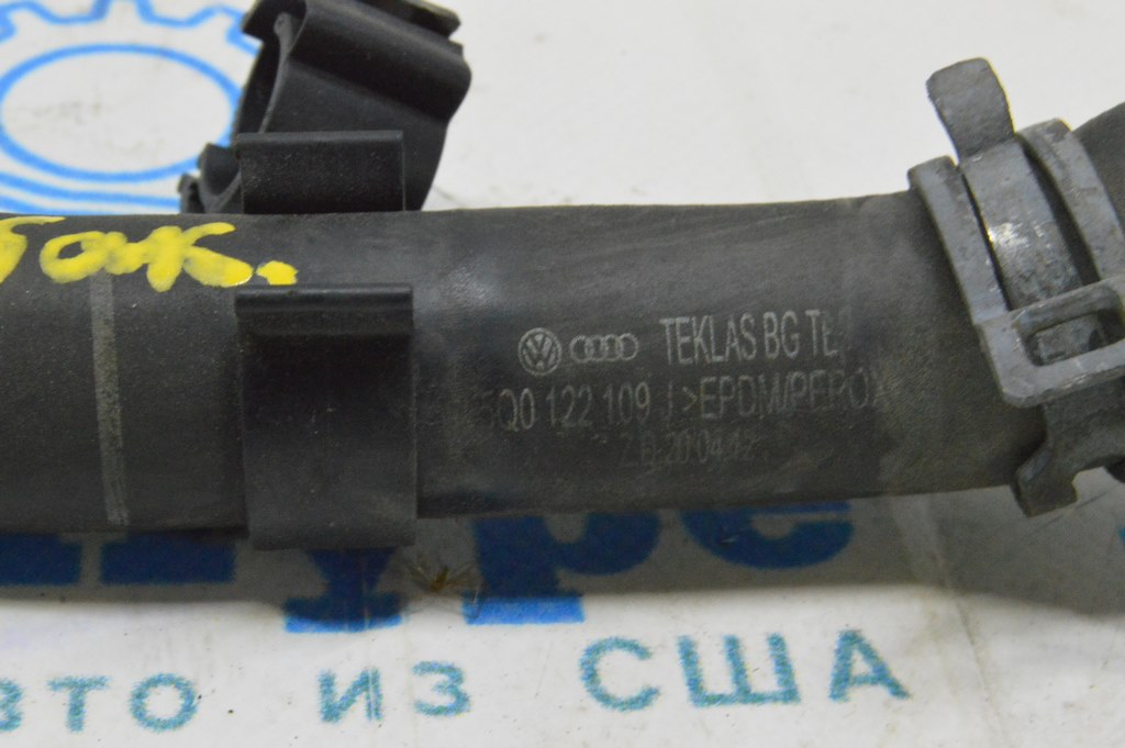 Патрубок охлаждения второй Audi A3 8V 15-20 1.8T, 2.0T в сборе 5Q0121058R — фото 3
