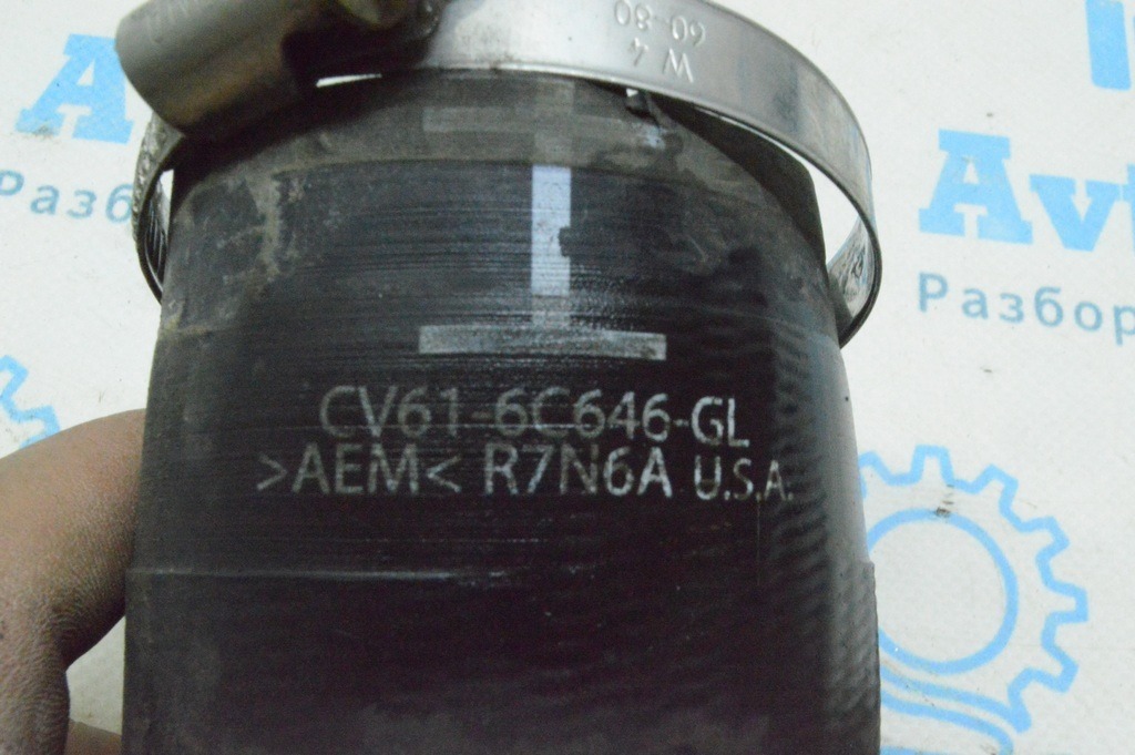 Патрубок правый Ford Escape mk3 13- 2.0T (09) 1 часть резина CV61-6C646-GL — фото 3