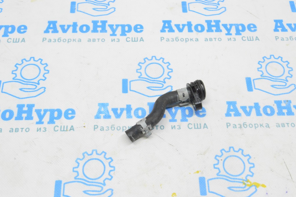 Патрубок системы охлаждения второй Audi A3 8V 15-20 (02) с фланцем — фото 2
