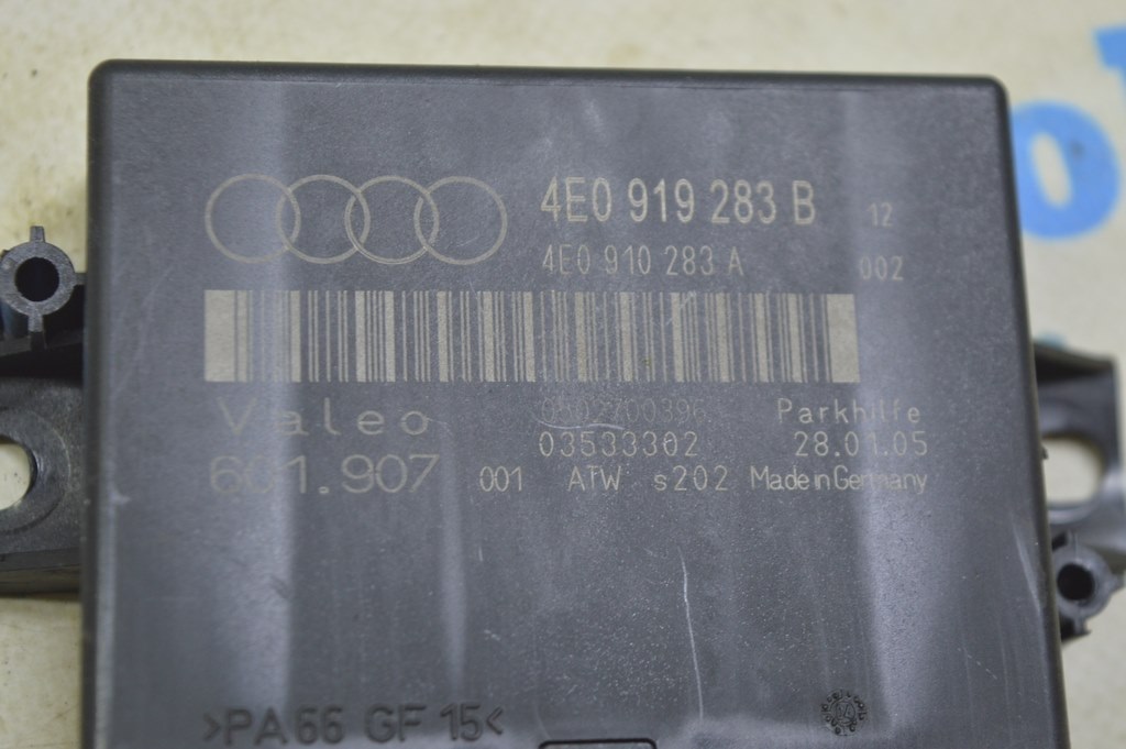 PDC Parking Distance Assist Control Module Audi A8 D3 03-09 (01) — фото 3