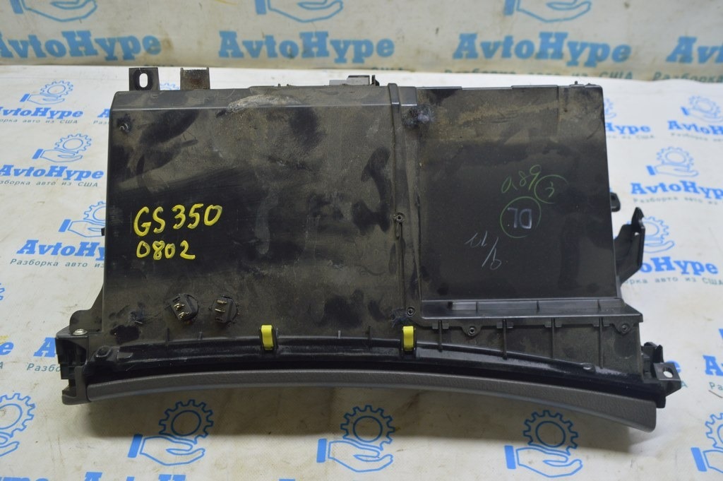 Перчаточный ящик,бардачок Lexus GS300 GS350 GS430 GS450h 06-09 корич с беж под навигац (02)деф — фото 3