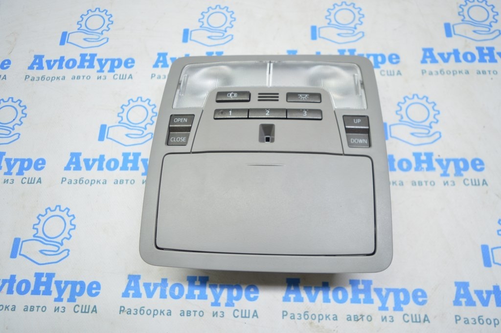 Плафон освещения передний Toyota Camry v50 12-14 usa\euro под люк сер