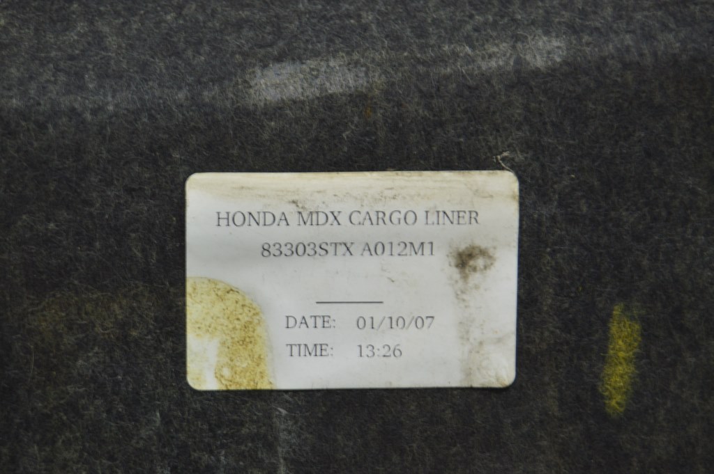 Поддон багажника Acura MDX 07-13 — фото 3
