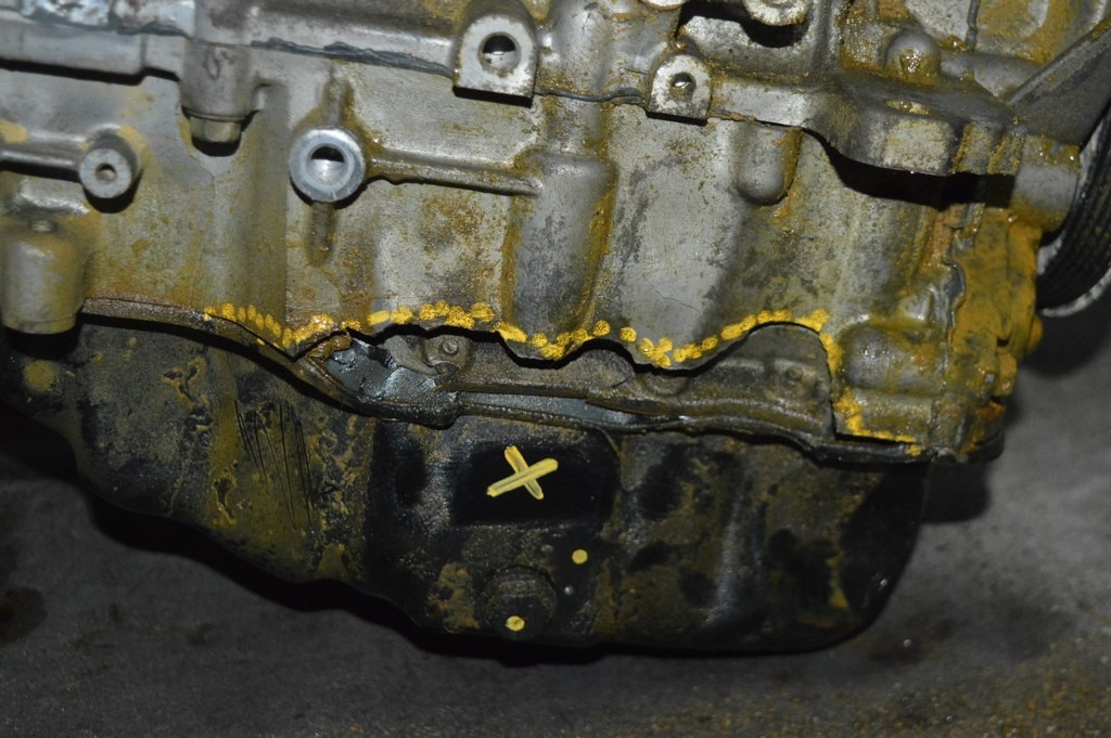 Поддон масляный Kia K5 16- 2.0 GAZ LPG (04) примят