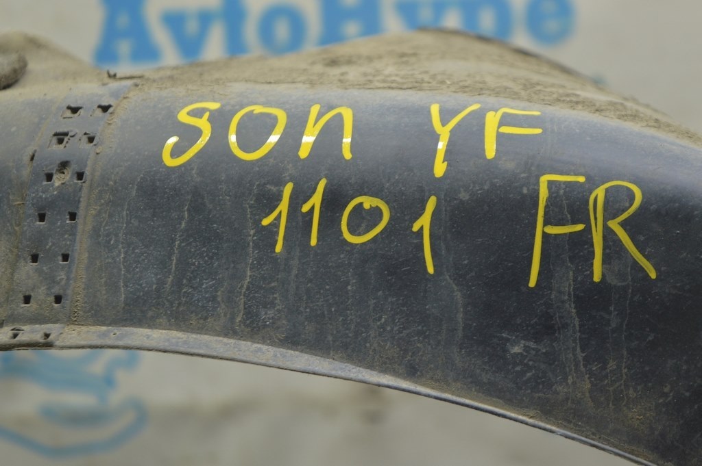 Подкрылок передний правый Hyundai Sonata 11-15 (01) трещинка — фото 3