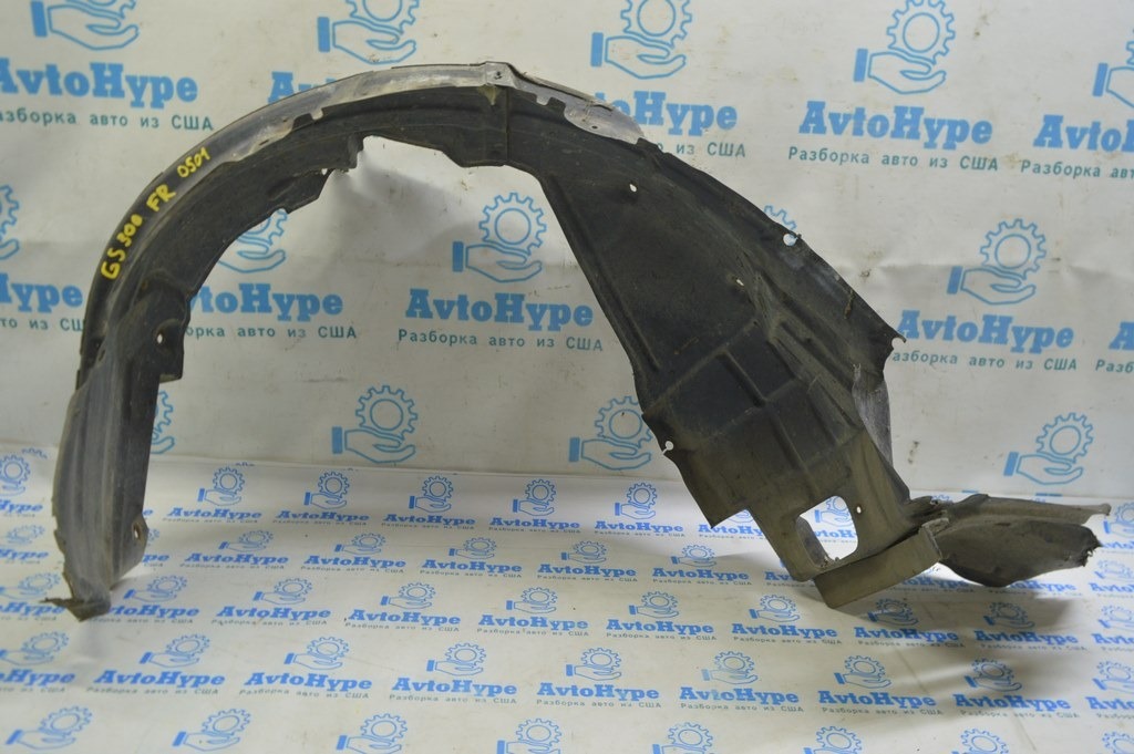 Подкрылок передний правый Lexus GS300 GS350 GS430 GS450h 06-07 (01) надрыв креплений