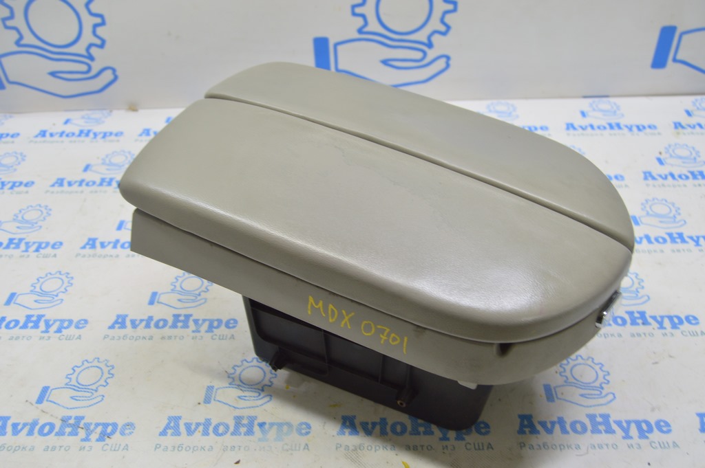 Подлокотник центральной консоли Acura MDX 07-09 серый (01) примят